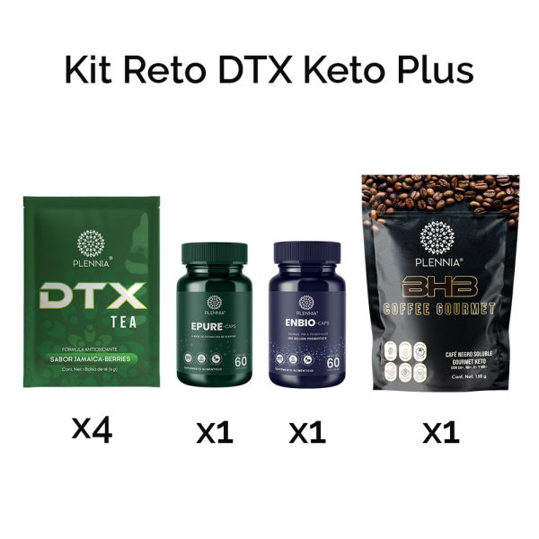Kit Reto DTX Keto BHB Coffee Plus