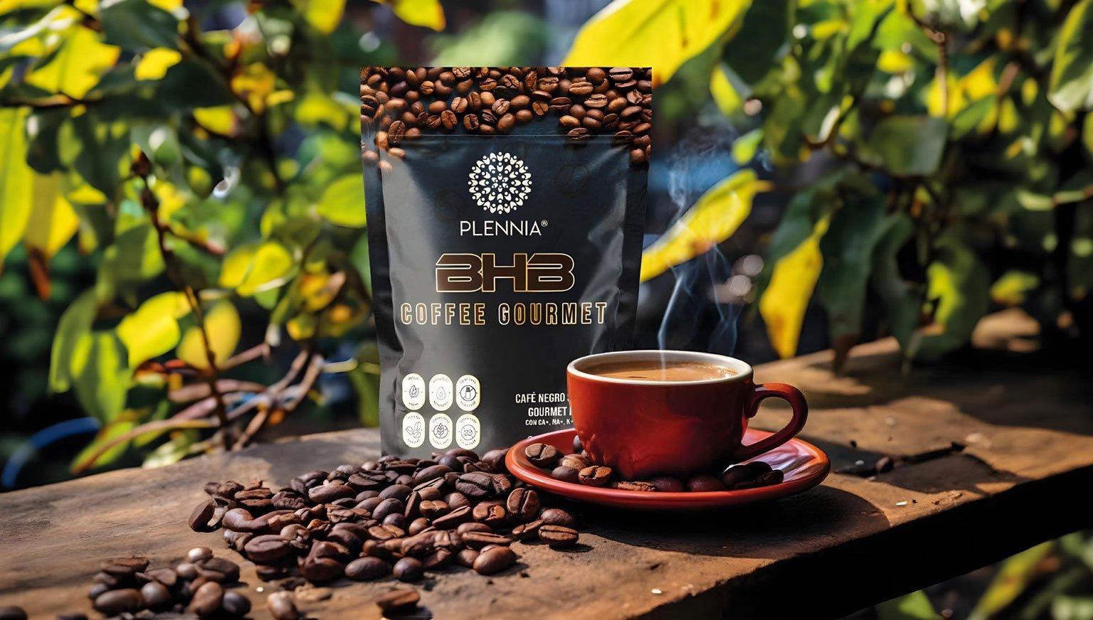 Plennia BHB Coffee Gourmet | Café funcional Keto