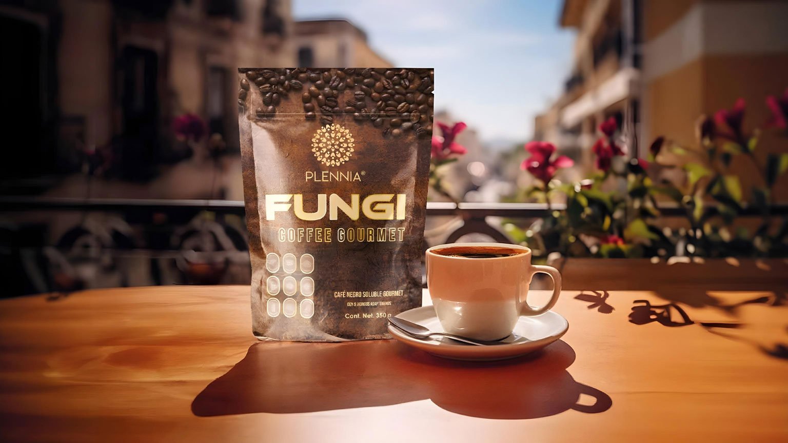 Plennia Fungi Coffee Gourmet: Café con Hongos Adaptógenos para Energía y Salud