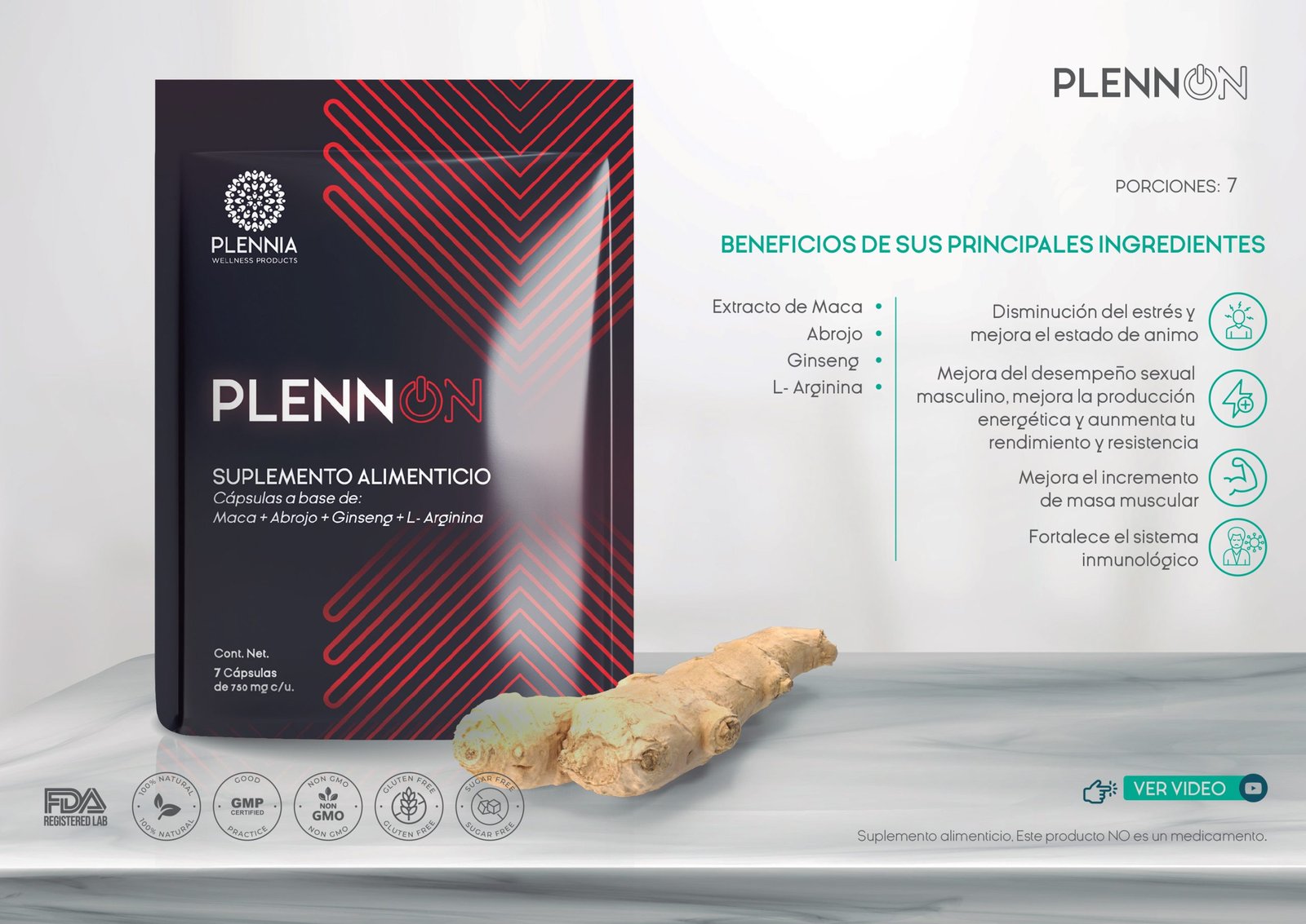 Plennia PlennON – Suplemento 14 cápsulas - Imagen 2