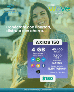 Plennia Wave by Axios Mobile Plan Axios 150