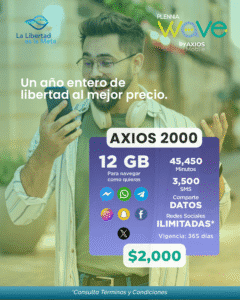 15 enganche en telefonía móvil con plan ilimitado Plennia Salud y Bienestar | La Libertad es la Meta.