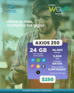 Plennia Wave by Axios Mobile Plan Axios 250