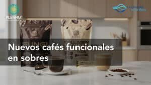Cafés funcionales en sobres con beneficios para la salud, nuevos productos de bienestar para comenzar el día con energía y vitalidad.
