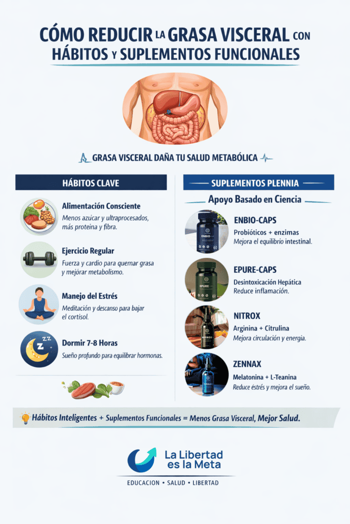 Como tratar la Grasa Visceral con Plennia